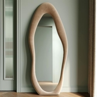 Asymmetrischer Spiegel Großer Standspiegel Ganzkörperspiegel Wandspiegel 160x60cm
