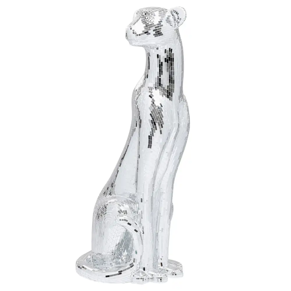 Deko Spiegel Figur Panther Mosaik Leopard Jaguar exklusive Design Dekoration